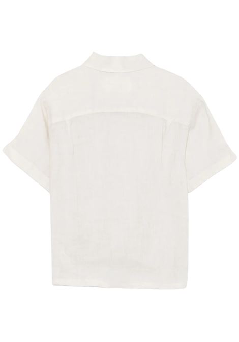 Camicia bambino sabbia in lino MC2 SAINT BARTH | SIF000100331H/DELSABBIA
